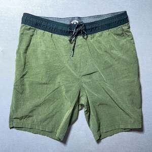 Billabong Recycler Men's Olive Green All Day Layback Boardshorts Size M